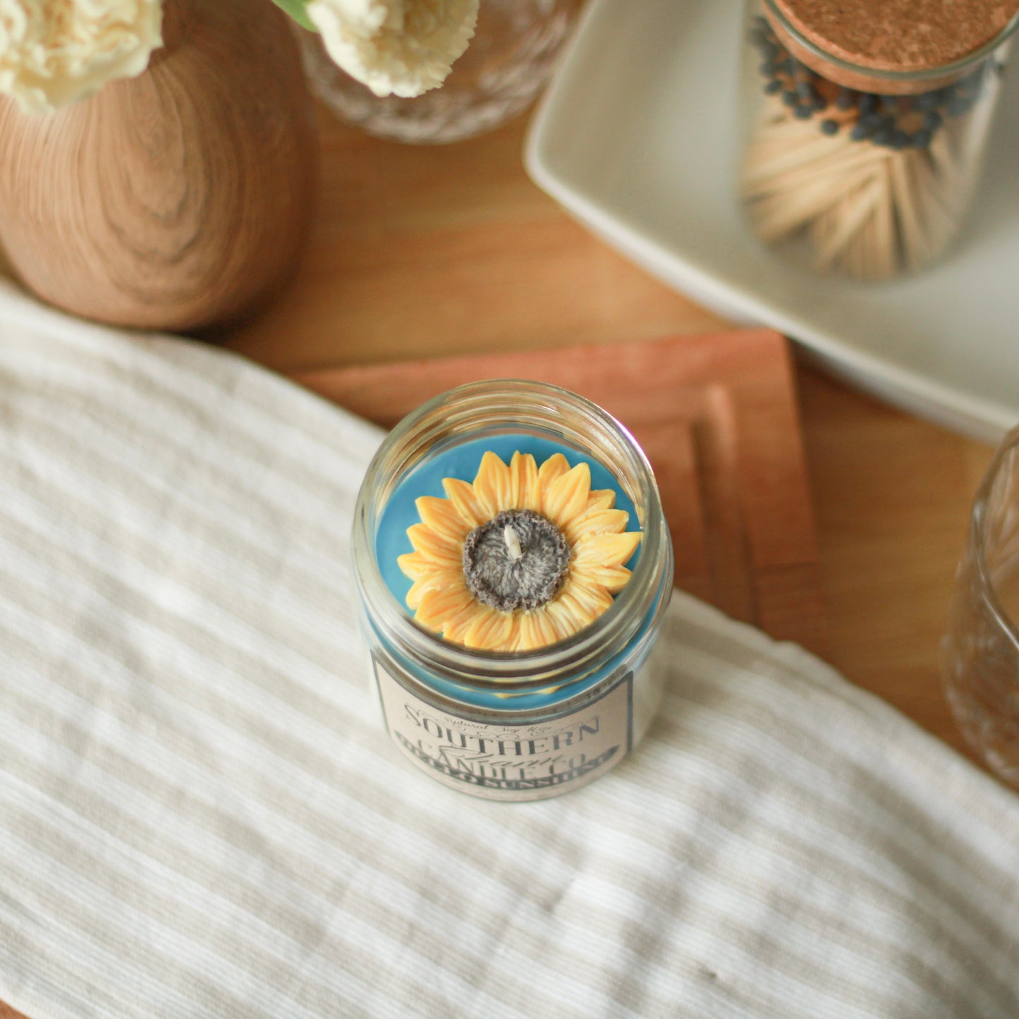 NEW! HELLO SUNSHINE 12 OZ CANDLE
