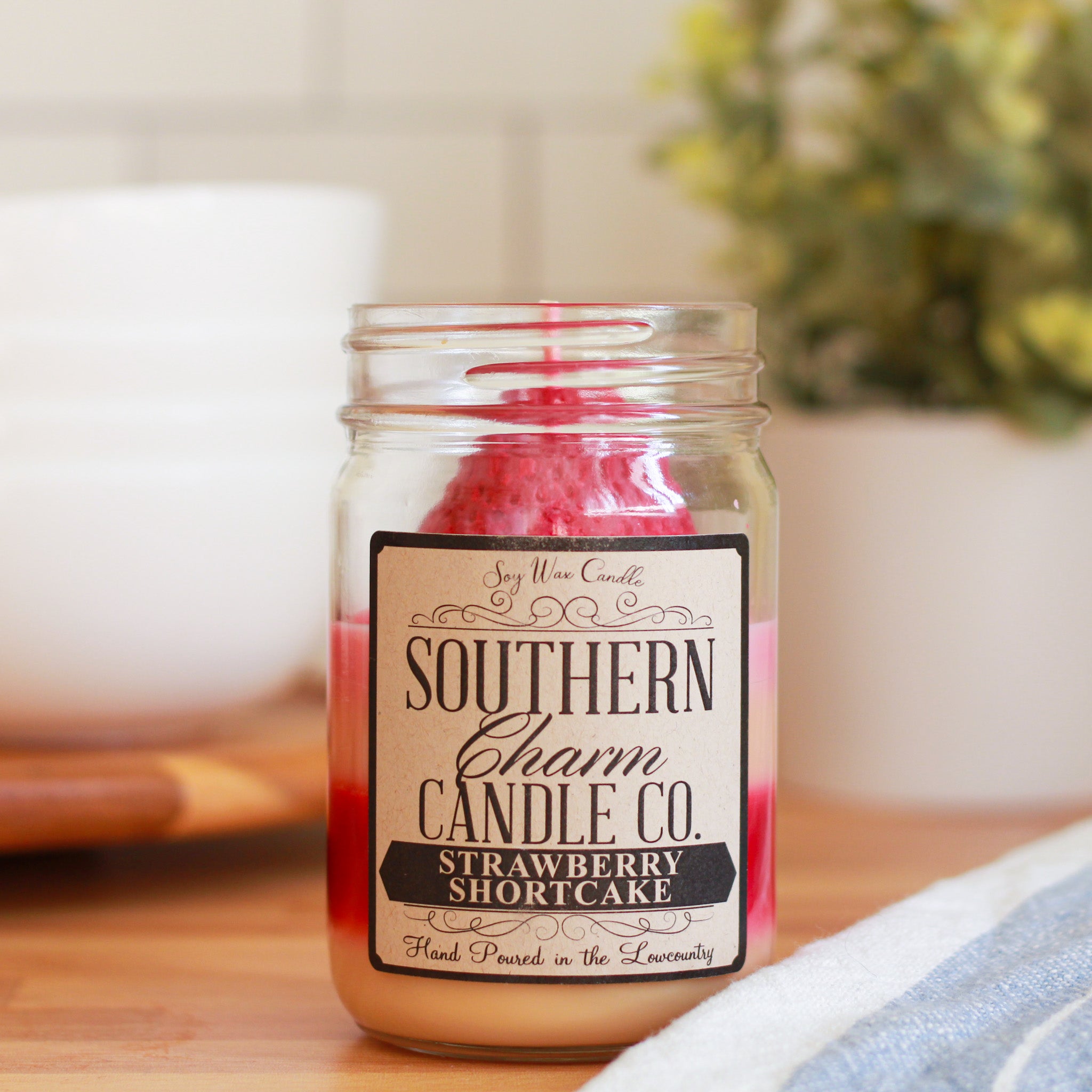 Signature Scents Collection: 16 oz Mason Jar Candle - Southern Elegance