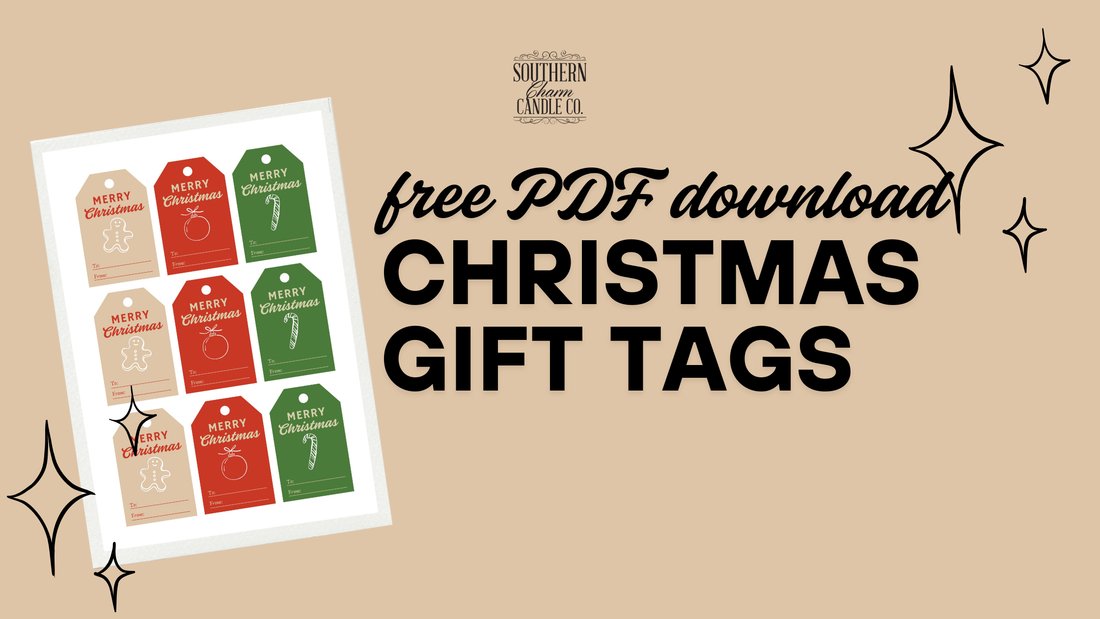 FREE DOWNLOAD! Christmas Tag Printables
