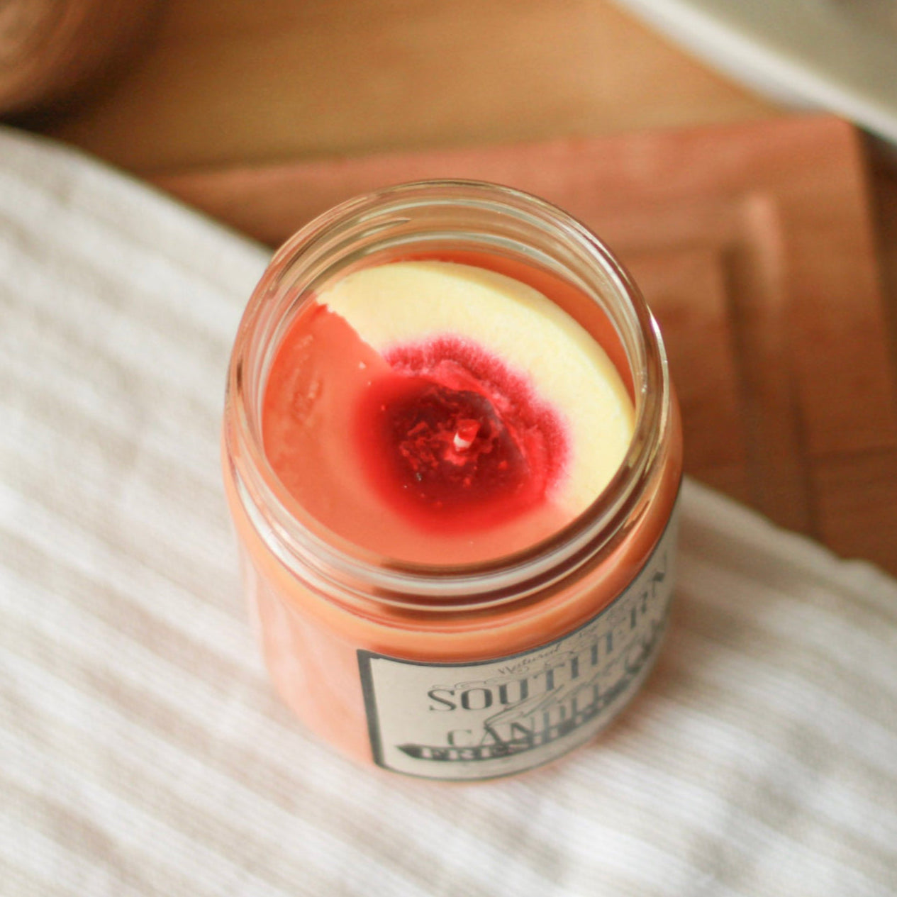 FRESH PEACH CANDLE 12 OZ