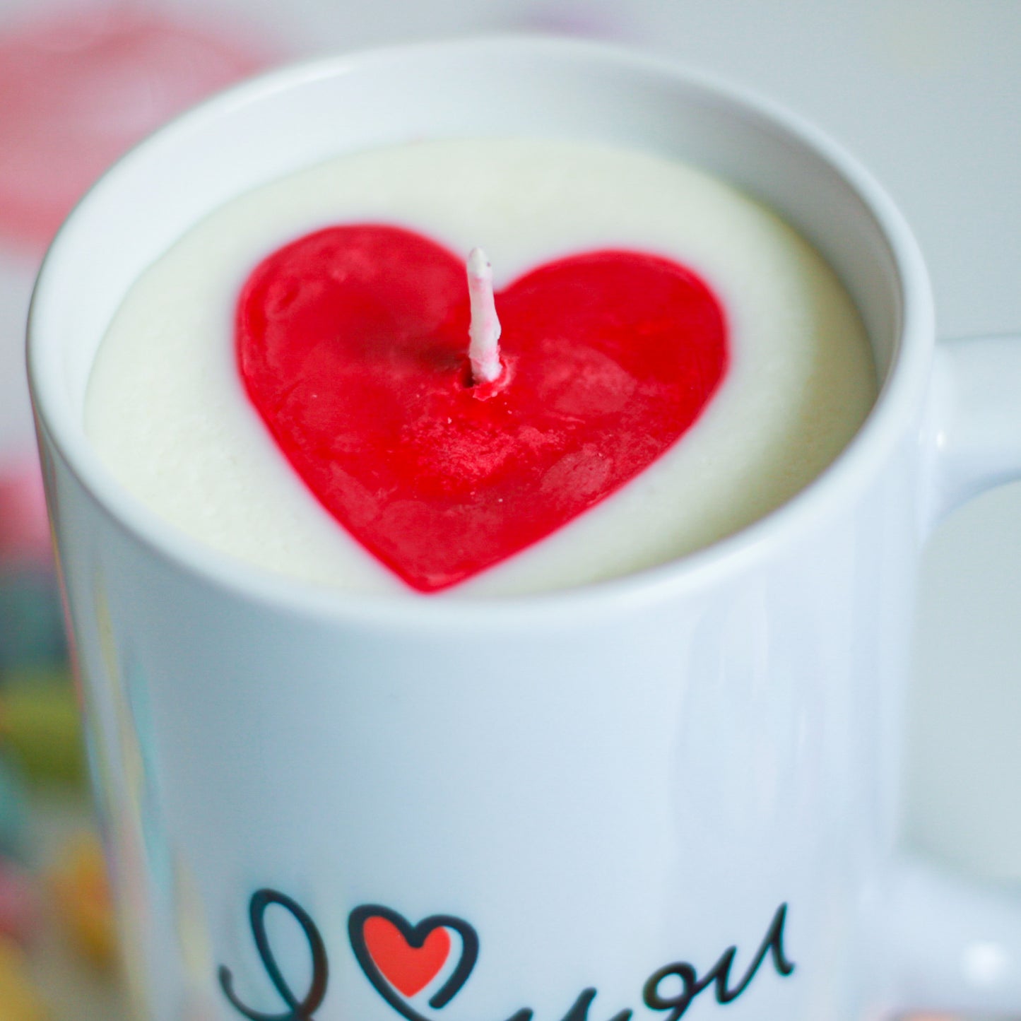 LIMITED EDITION "I ❤️ you" CANDLE MUG 14 OZ