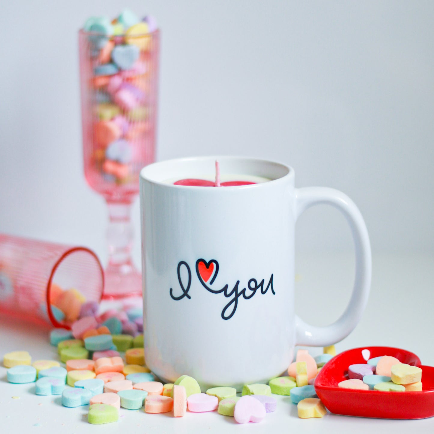 LIMITED EDITION "I ❤️ you" CANDLE MUG 14 OZ